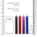 Восковые свечи для БДСМ-практик, низкотемпературные, длина – 12,5 см