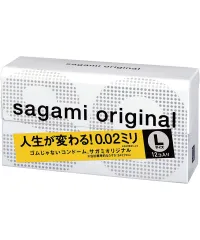 Sagami L-Size. Ультратонкие полиуретановые презервативы увеличенного размера-10шт