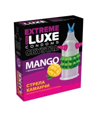 Презерватив с усиками Luxe Стрела Команчи с ароматом манго