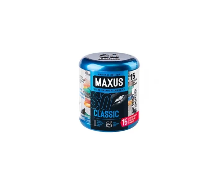 Maxus классик, презервативы в удобном кейсе
