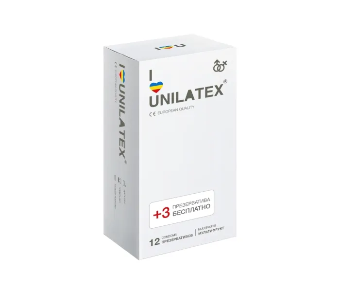 Ароматизированные презервативы Unilatex Multifruits
