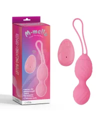 Шарики - "восьмерка" Ridged Vibrating Bullet-Pink