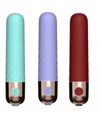 Силиконовая USB-пуля с рифлёной поверхностью