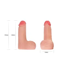 Мягкий имитатор пениса для ношения (длин. 12 и 14 см)