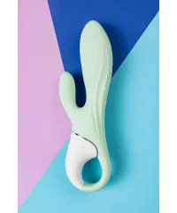 Вибратор-кролик с надувной головкой Satisfyer Air Pump Bunny 5+