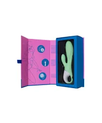 Вибратор-кролик с надувной головкой Satisfyer Air Pump Bunny 5+