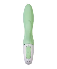 Вибратор-кролик с надувной головкой Satisfyer Air Pump Bunny 5+