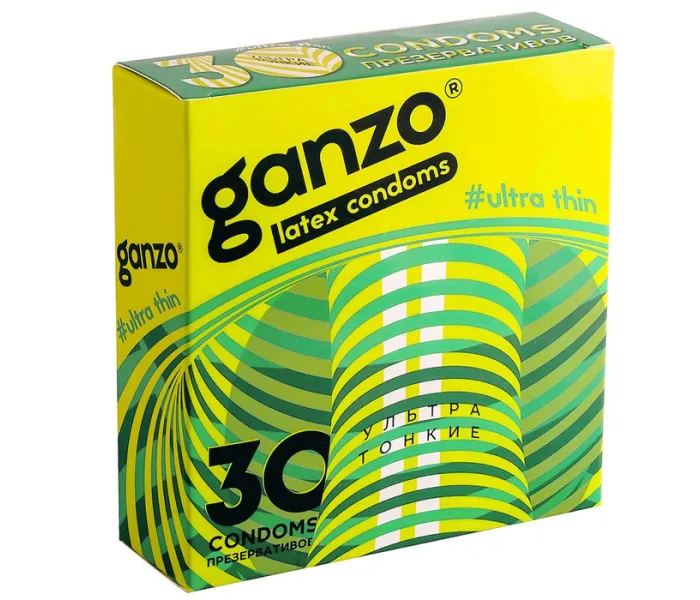 Большая упаковка Ganzo Ультратонкие (15 шт и 30 шт)