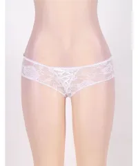 Белые трусики Sexy Open Crotch