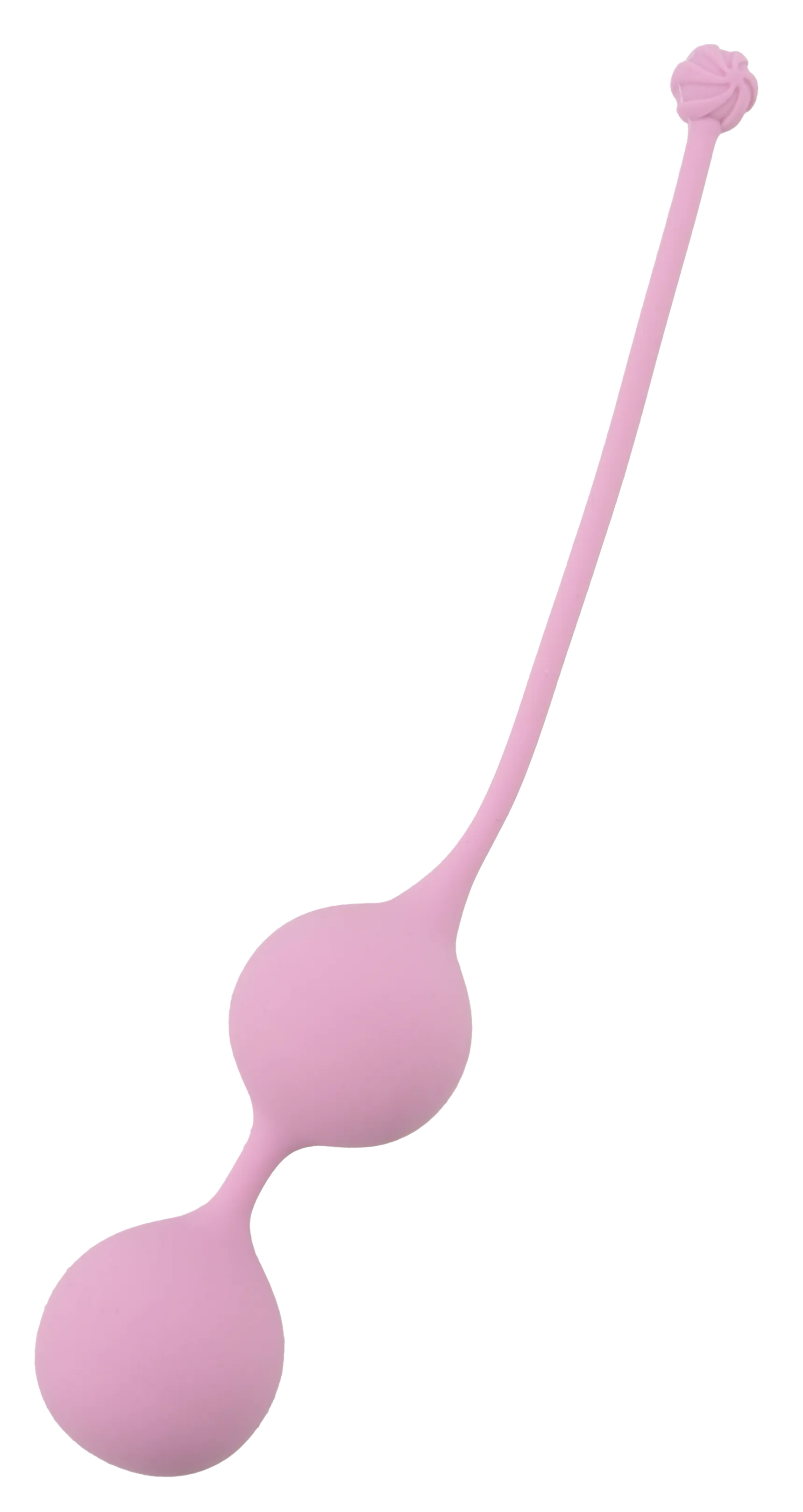 Розовые вагинальные шарики с петличкой