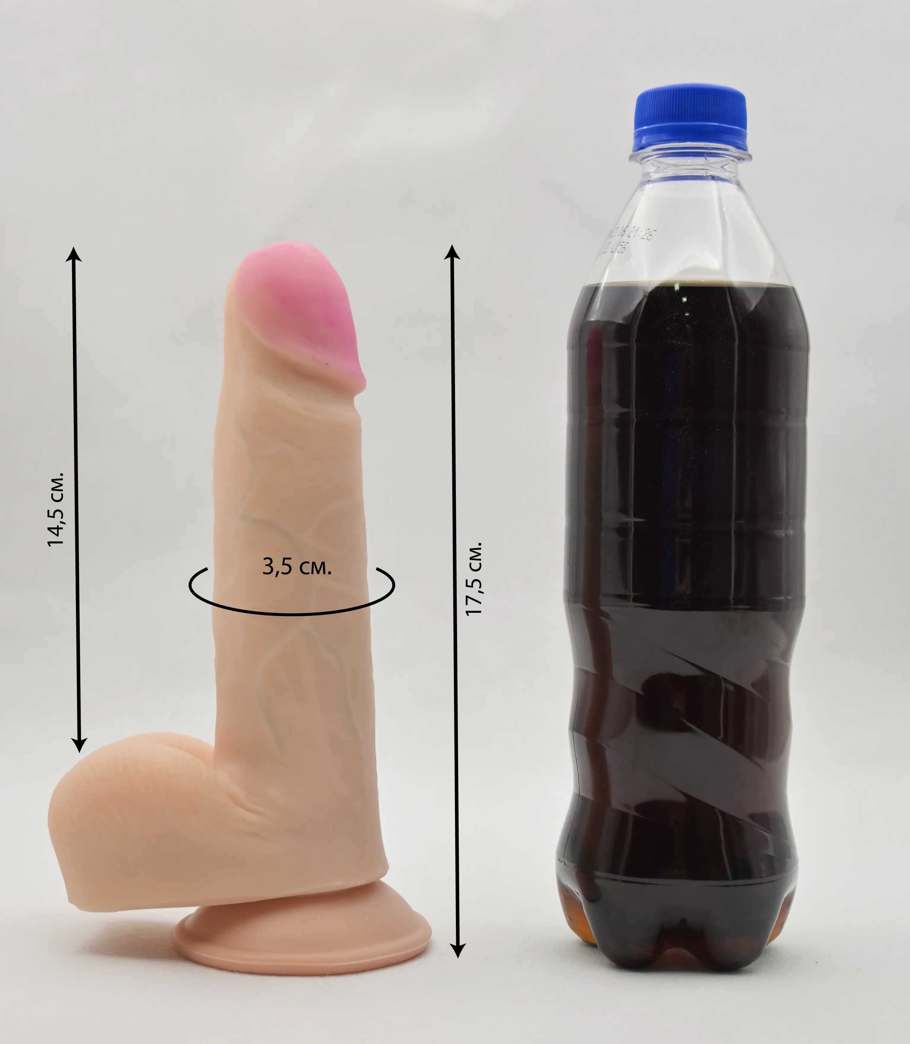 Размеры и сравнение Art Style #28 с бутылкой газировки 