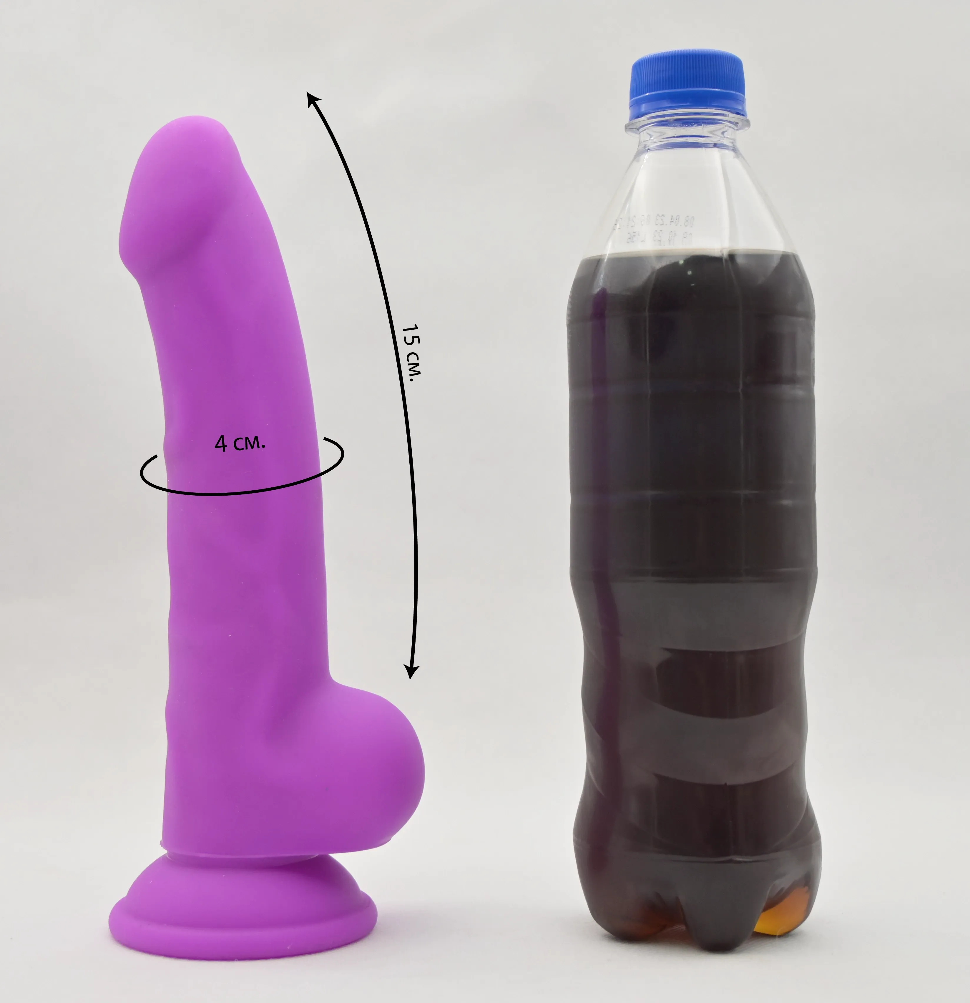 Размеры Norman P.  и сравнение с бутылкой  колы