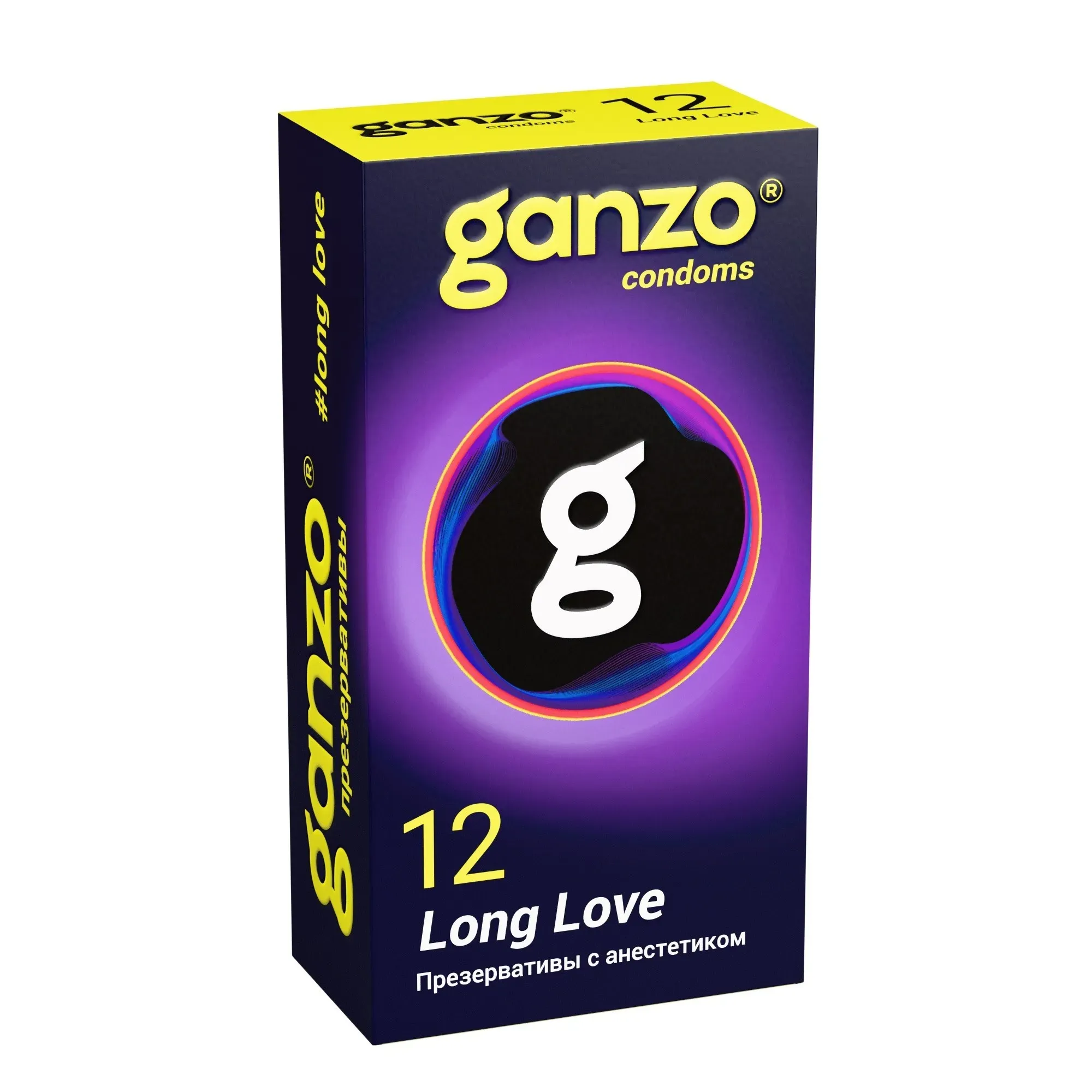 Ganzo Long Love - презервативы с анестетиком