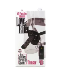 Страпон Love Rider Thruster с вибрацией (10 функций)