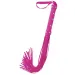Deluxe Whip Pink - замшевая плеть для БДСМ - забав