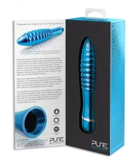 Вибратор Blue Large из коллекции Pure Aluminium