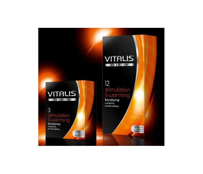 Презервативы Vitalis Premium Stimulation&Warming